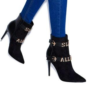 New "SLAY ALL DAY" Booties
